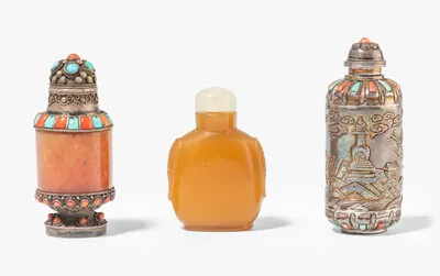 Schuler Auktionen AG - Lot: 3 Snuff Bottles