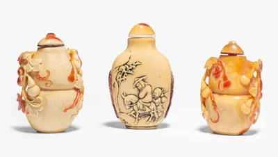 Schuler Auktionen AG - Lot: 3 Snuff Bottles