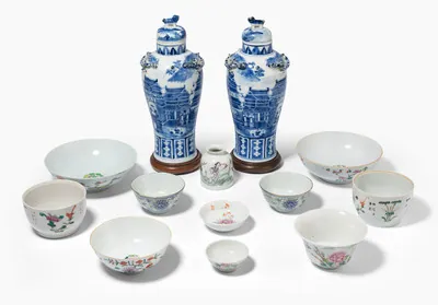 Schuler Auktionen AG - Lot: 13 Porzellanteile