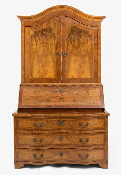 Schuler Auktionen AG - Schreibkommode mit Schrankaufsatz