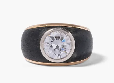 Schuler Auktionen AG - Brillant-Ebenholz-Ring