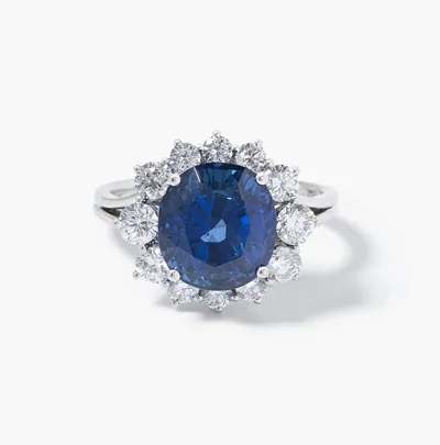Schuler Auktionen AG - Saphir-Brillant-Ring
