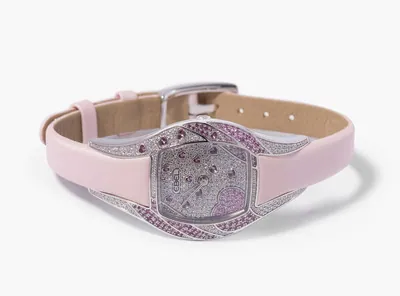 Schuler Auktionen AG - Diamant-Saphir-Damenarmbanduhr, Ebel "Ebel Moon Chic Coeur", um 2006