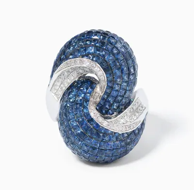 Schuler Auktionen AG - Saphir-Brillant-Ring