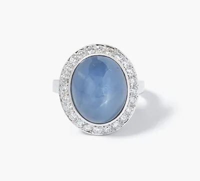 Schuler Auktionen AG - Sternsaphir-Brillant-Ring