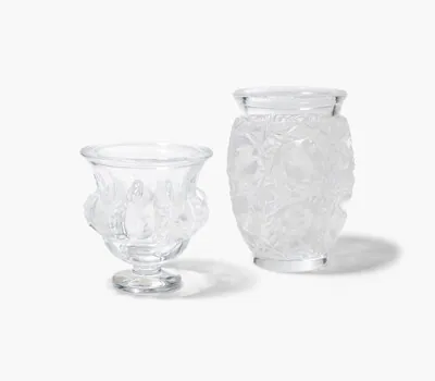 Schuler Auktionen AG - Lalique, 2 Vasen "Bagatelle" und Dampierre"