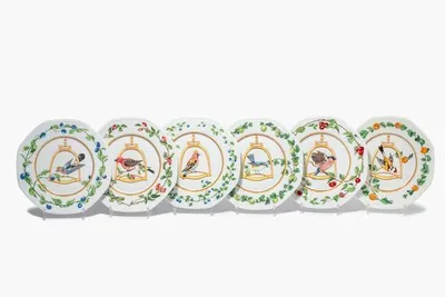 Schuler Auktionen AG - Hermès, 7 Teller "L'Étrier Perchoir"