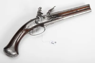Schuler Auktionen AG - Steinschloss-Bockdoppelpistole