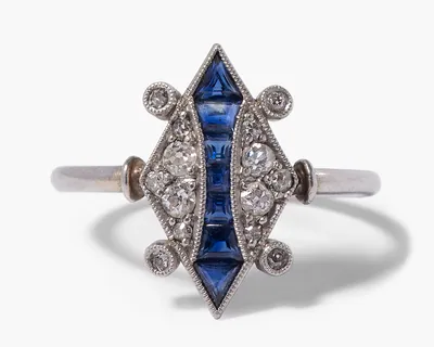 Schuler Auktionen AG - Saphir-Diamant-Ring