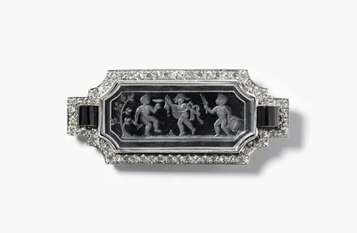 Schuler Auktionen AG - Art Déco Diamant-Brosche