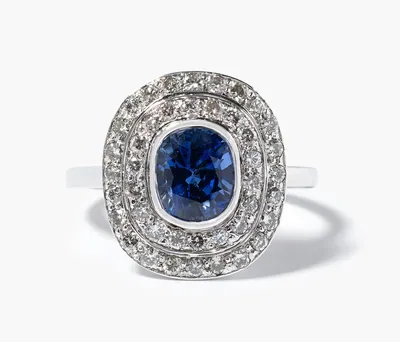 Schuler Auktionen AG - Saphir-Brillant-Ring