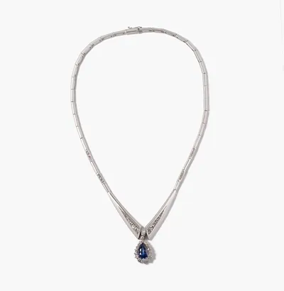 Schuler Auktionen AG - Saphir-Brillant-Collier
