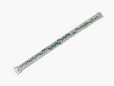 Schuler Auktionen AG - Smaragd-Brillant-Armband