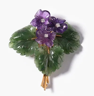 Schuler Auktionen AG - Blumen-Brosche