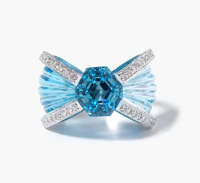 Schuler Auktionen AG - Topas-Diamant-Ring