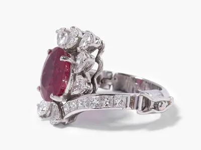 Schuler Auktionen AG - Rubin-Diamant-Ring