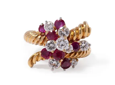 Schuler Auktionen AG - Rubin-Diamant-Ring