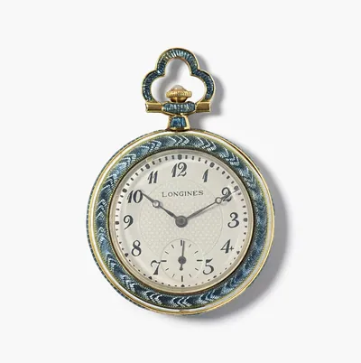 Schuler Auktionen AG - Kleine Longines Email-Taschenuhr, um 1915