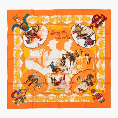 Schuler Auktionen AG - Hermès, 2 Foulards "Au Fil de la Soie" und "Feria de Sevilla"