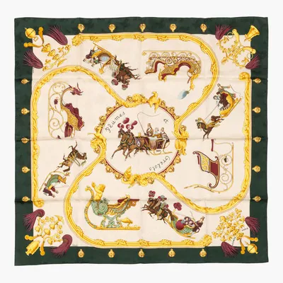 Schuler Auktionen AG - Hermès, 2 Foulards "Le Timbalier" und "Plumes et Grelots"