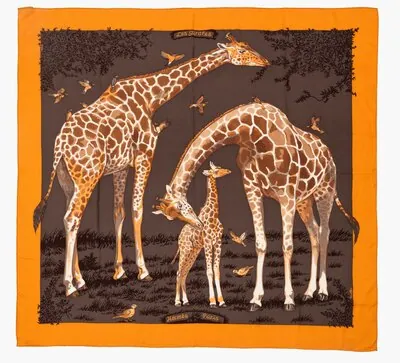 Schuler Auktionen AG - Hermès, Schal "Les Girafes"