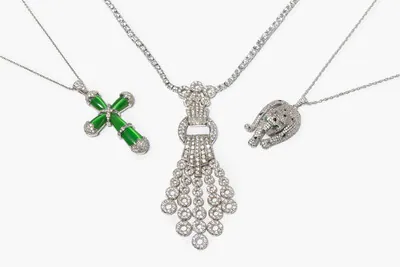 Schuler Auktionen AG - Ultima Edizione, Milano, Collier, Kreuz-Anhänger und Panther-Anhänger