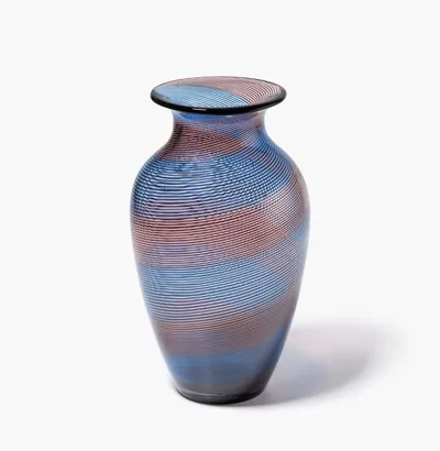 Schuler Auktionen AG - Barovier & Toso, Vase "Mezza Filigrana"