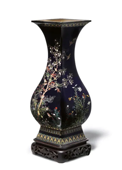 Schuler Auktionen AG - Email Cloisonné Vase