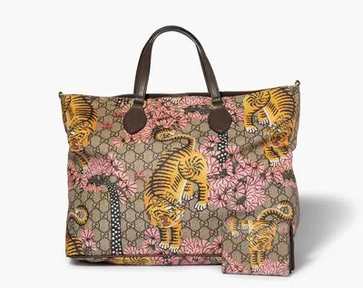 Schuler Auktionen AG - Gucci, Shopping Bag "Cheetah" 