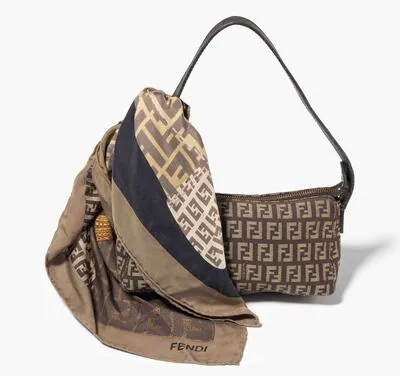 Schuler Auktionen AG - Fendi, Pochette mit Foulard