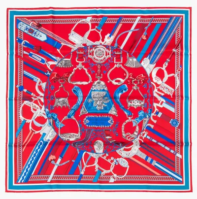 Schuler Auktionen AG - Hermès, Foulard, "Duo d'Etriers"