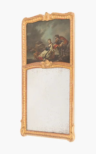 Schuler Auktionen AG - Feiner Rokoko-Trumeauspiegel, Bern, um 1760, Johann Friedrich Funk I. (1706-75)