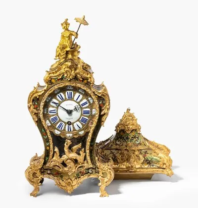 Schuler Auktionen AG - Boulle-Pendule, Paris, Mitte 18.Jh., J.-J. Gudin