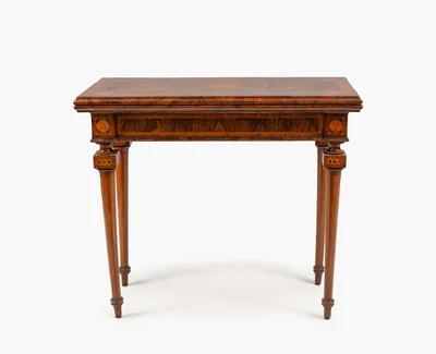 Schuler Auktionen AG - Feiner Spieltisch, wohl Zürich oder Luzern, um 1780