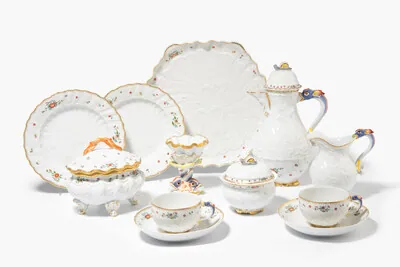 Schuler Auktionen AG - Meissen, Kaffeeservice "Schwanenservice"