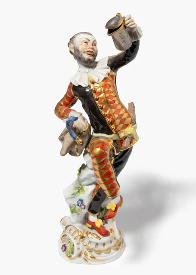Schuler Auktionen AG - Meissen, Figur "Harlekin"