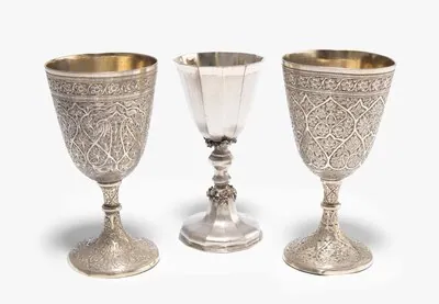 Schuler Auktionen AG - Lot: 3 kleine Pokale, Persien / Österreich/Ungarn 18./19.Jh.