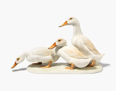 Schuler Auktionen AG - Hutschenreuther Manufaktur, Figurengruppe "Enten"