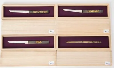 Schuler Auktionen AG - Lot: 3 Kogatana & 1 Kogai