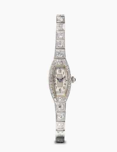 Schuler Auktionen AG - Diamant-Damen-Armbanduhr, um 1930