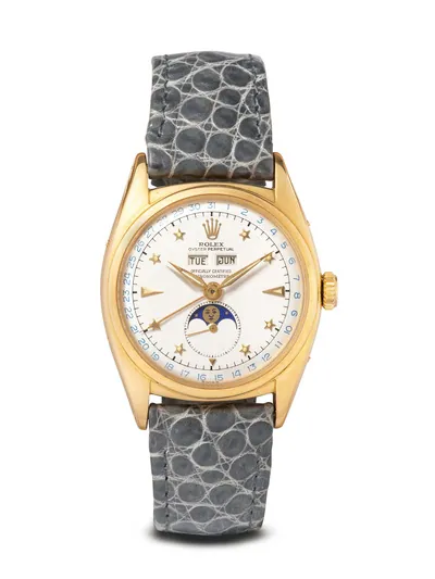Schuler Auktionen AG - Rolex Oyster Perpetual "Stelline" Triple Calendar/Moonphase, um 1950