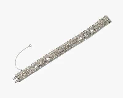 Schuler Auktionen AG - Exklusives Art Déco Diamant-Bracelet