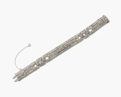 Schuler Auktionen AG - Exklusives Art Déco Diamant-Bracelet