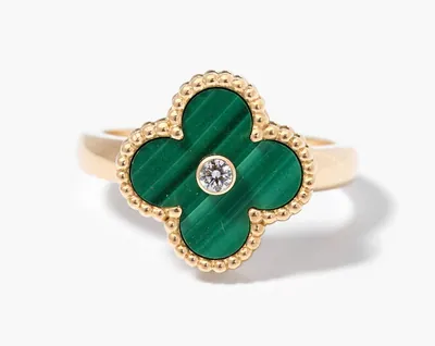 Schuler Auktionen AG - Van Cleef & Arpels Malachit-Diamant-Ring