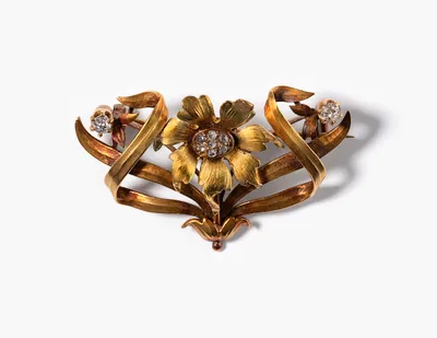 Schuler Auktionen AG - Antike Jugendstil-Brosche
