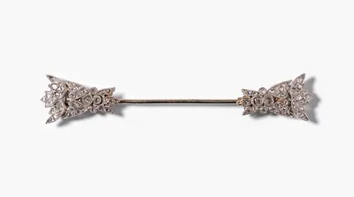 Schuler Auktionen AG - Jabot-Diamant-Nadel