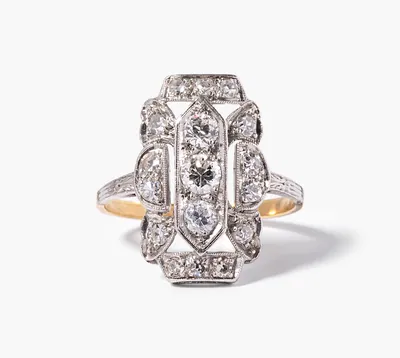 Schuler Auktionen AG - Art Déco Diamant-Ring