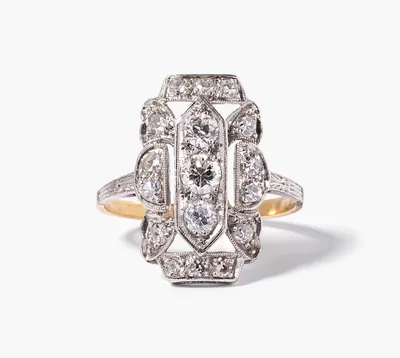 Schuler Auktionen AG - Art Déco Diamant-Ring
