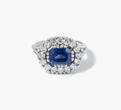 Schuler Auktionen AG - Saphir-Brillant-Ring