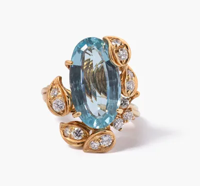 Schuler Auktionen AG - Topas-Diamant-Ring